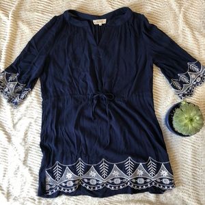 Crescent Rita Embroidered Tunic